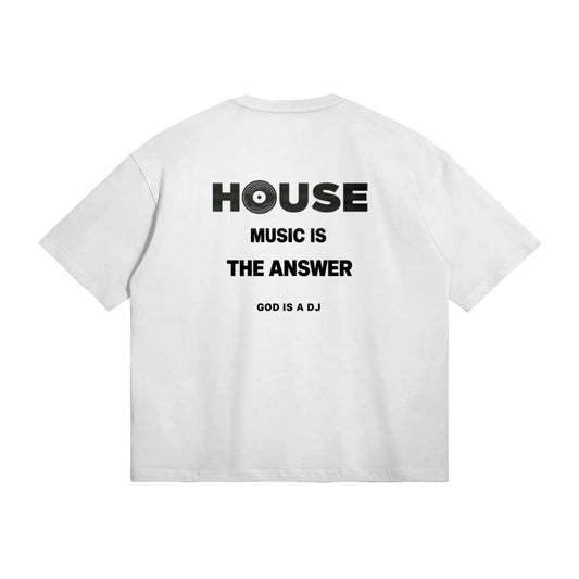 T-shirt House Music - back print
